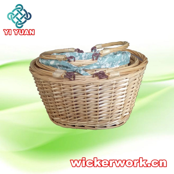 High Quality Eco Friendly Natural Willow Garden Basket in Wholesale Price